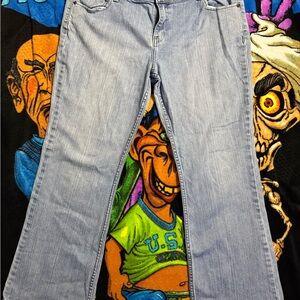 Signature by Levi Strauss Light Blue Flare Jeans